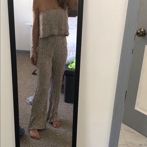 Strapless jumpsuit